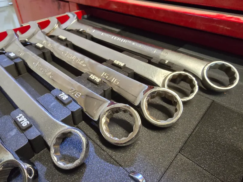Gridfinity Universal Low Profile Wrench Organizer
