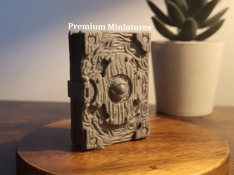 DnD Evil Eye Spellbook Miniature