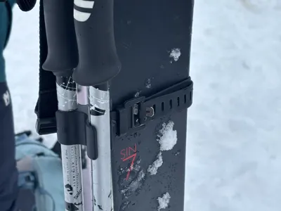 Ski Pole Holder for Black Diamond Ski Strap