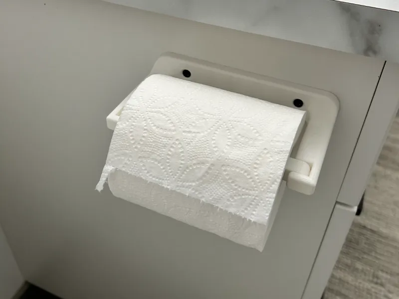 Quick-Change Toilet Paper Holder No Spindle
