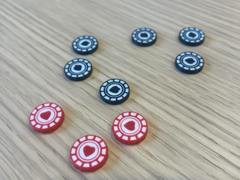 Dice Poker Chips