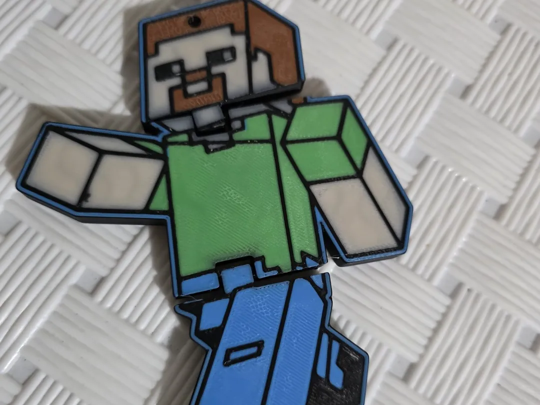 Steve minecraft - Free 3D Print Model - MakerWorld