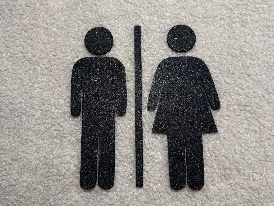 WC Schild Gäste Wc Badezimmer Schild Toilette Deko
