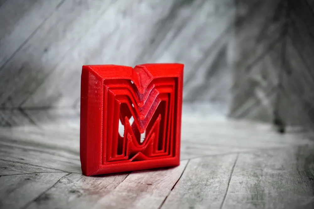 Nested Letters Layered Nested Letter M Fidget - Free 3D Print Model - MakerWorld