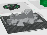 Optional Rock base 0.2mm layer, 2 walls, 5% infill