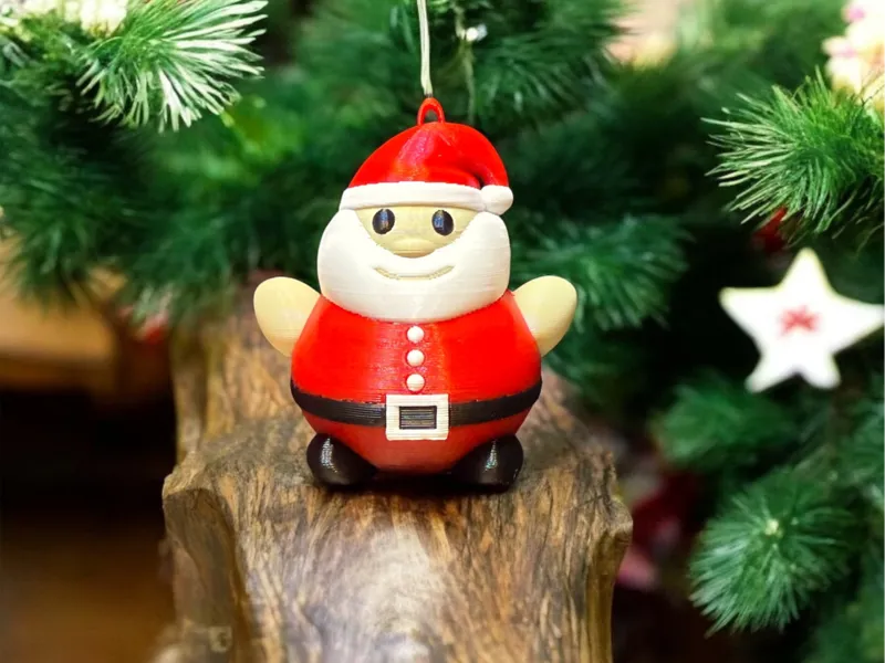 Santa Ornament