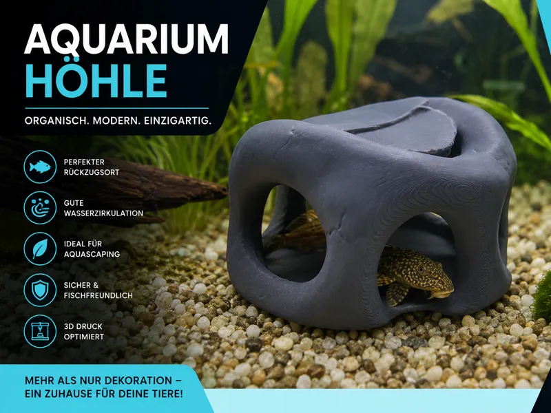 Aquarium-Höhle – Organisches Design
