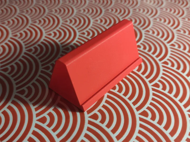 Card Holder / Nameplate - Vase Mode