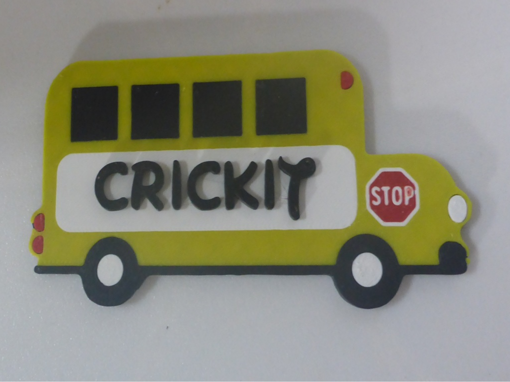 School Bus Refrigerator Magnet