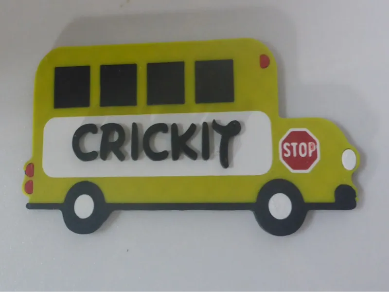 School Bus Refrigerator Magnet
