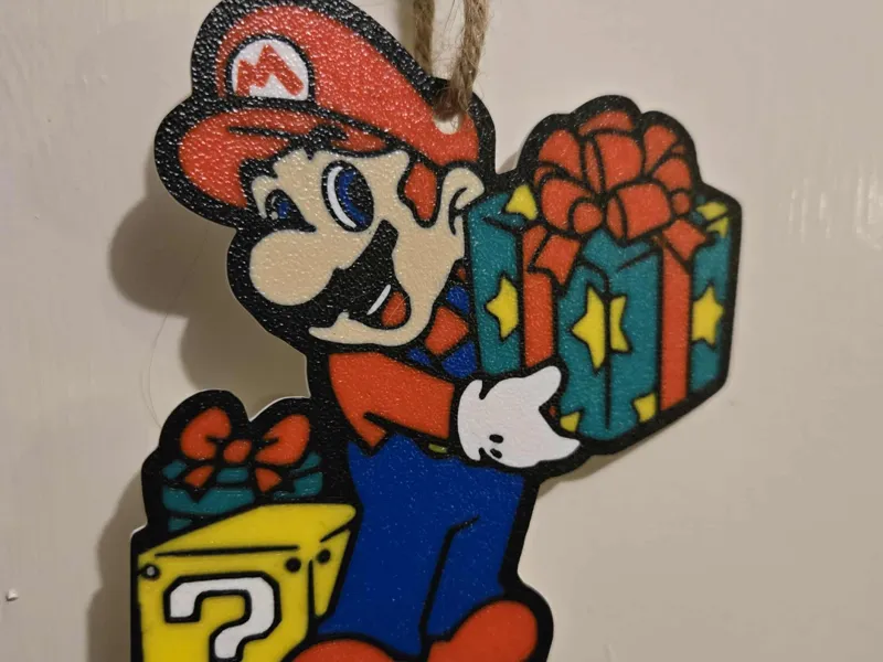 Mario Christmas ornament super Mario brothers