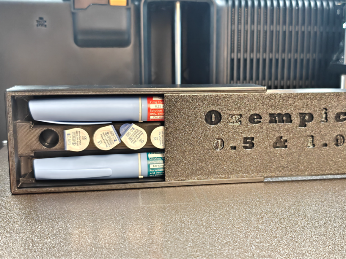 Ozempic Travel Case - Dual Pen & 8 Needle Storage