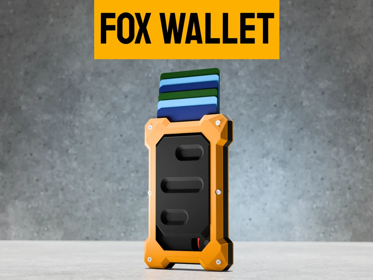 Fox Wallet - Free 3D Print Model - MakerWorld