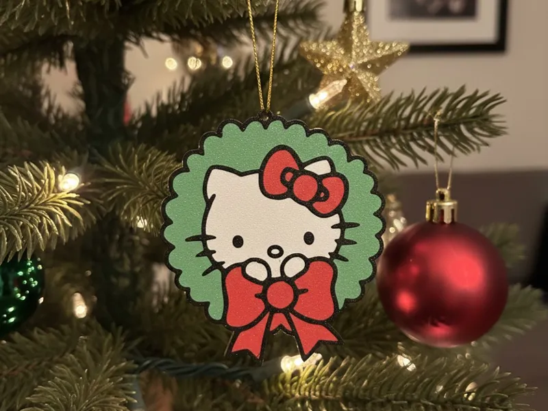 Hello Kitty Christmas Ornament