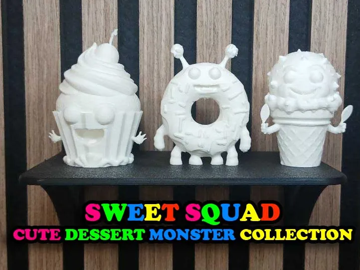 Sweet Squad – Cute Dessert Monster Collection