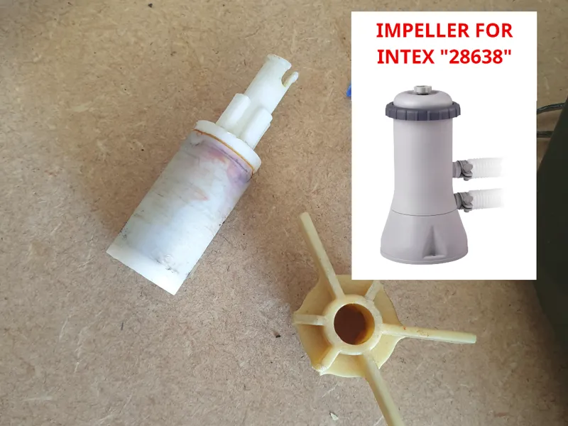 IMPELLER for Intex 638RM pump - (cartridge 28638)