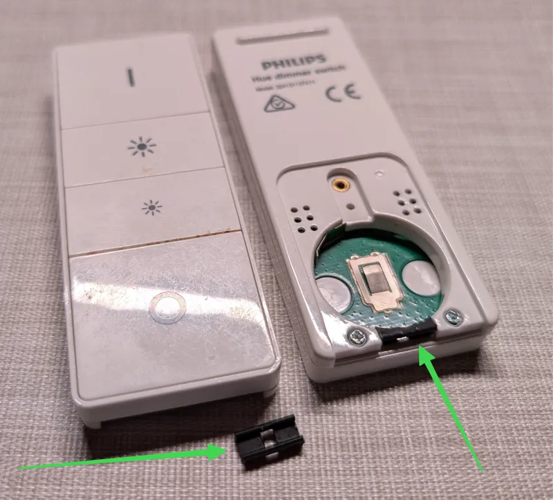 Philips Hue Dimmer Switch Battery sit Repair