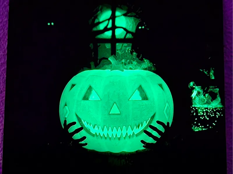 Halloween Pumpkin Glow Hueforge