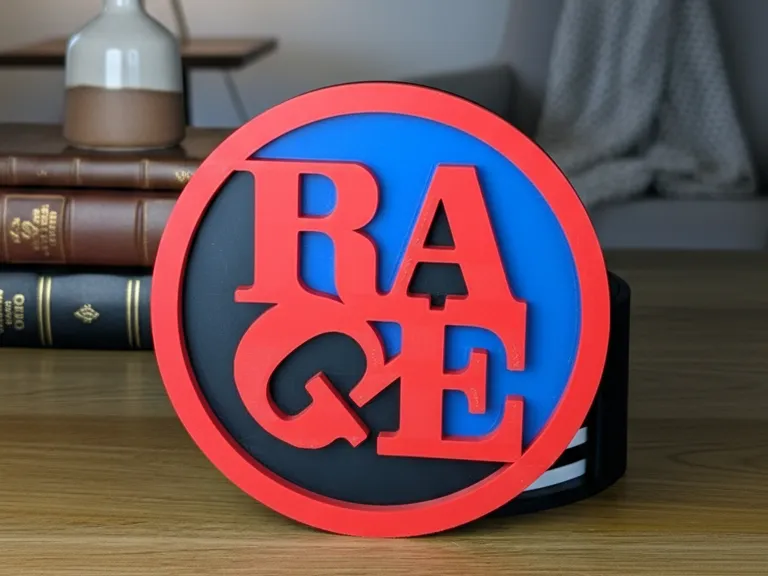Rage Against the Machine coaster - Free 3D Print Model - MakerWorld