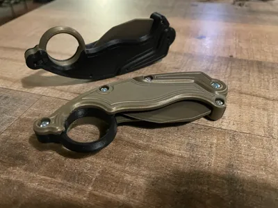 Gravity Karambit Knife - Integrated parts