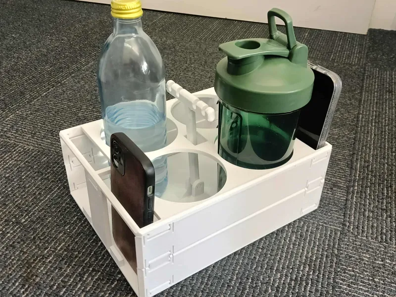 COLLAPSIBLE bottle and phone carrier