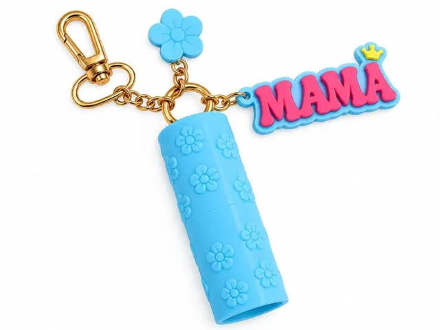 Llavero dia de la madre y estuche para labello