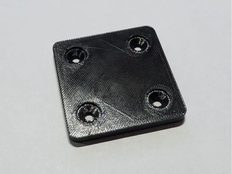 minimalistischer Möbelfuss 50 x 50 x 5mm