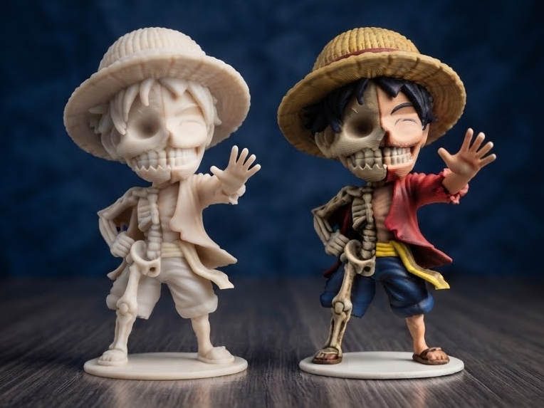 Luffy x-ray 3D model