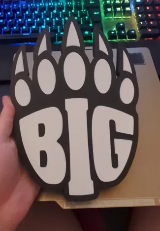 BIG Logo with the option of hanging it on the wall