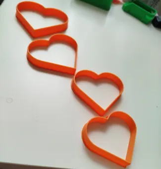 Heart cookie cutter