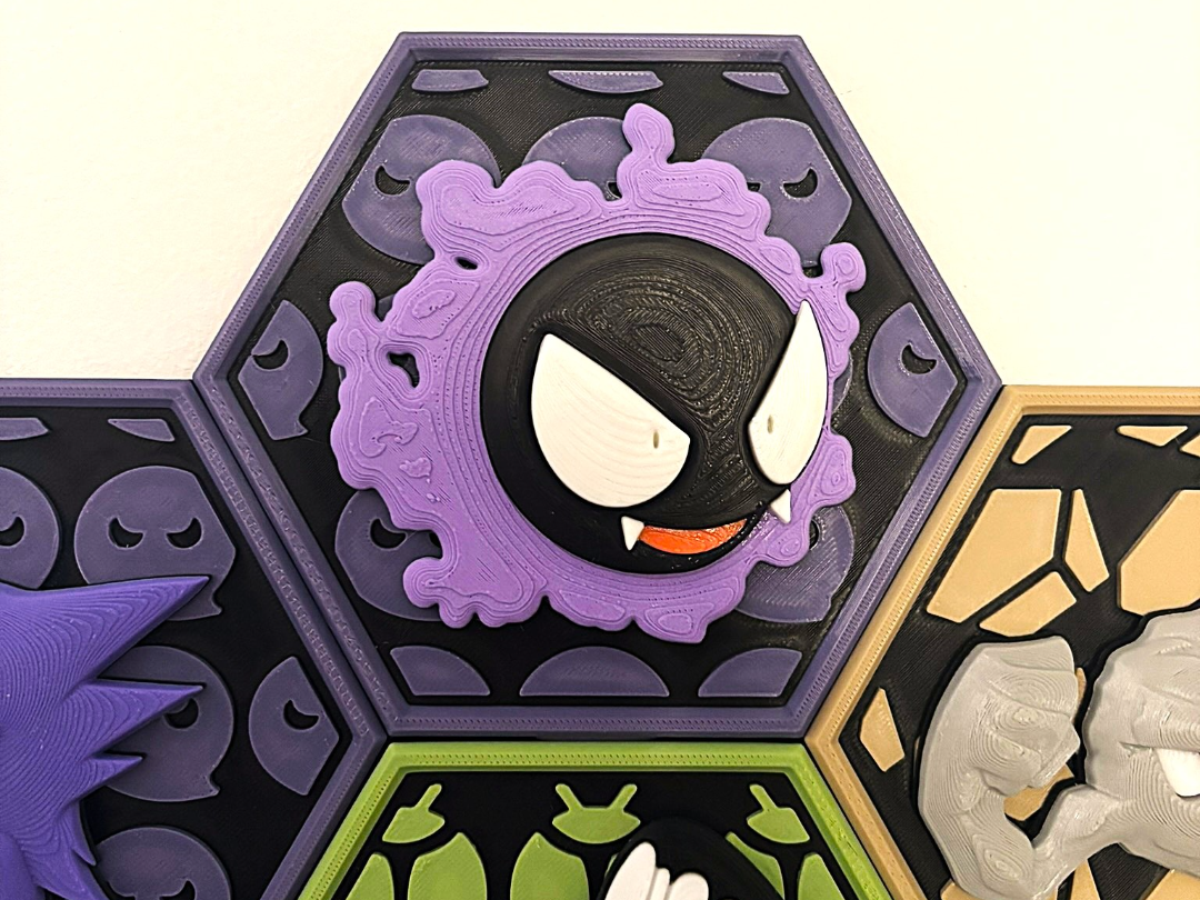 HexaDex-Ghastly Pokemon - 3D printed Other Art Models, in stock in India