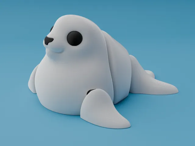 Articulated Seal pup