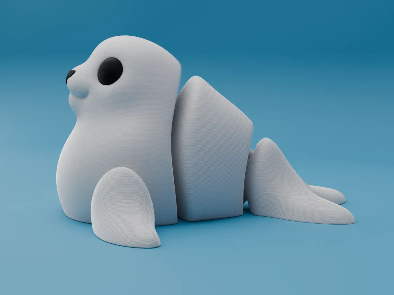 Articulated Seal pup view 3