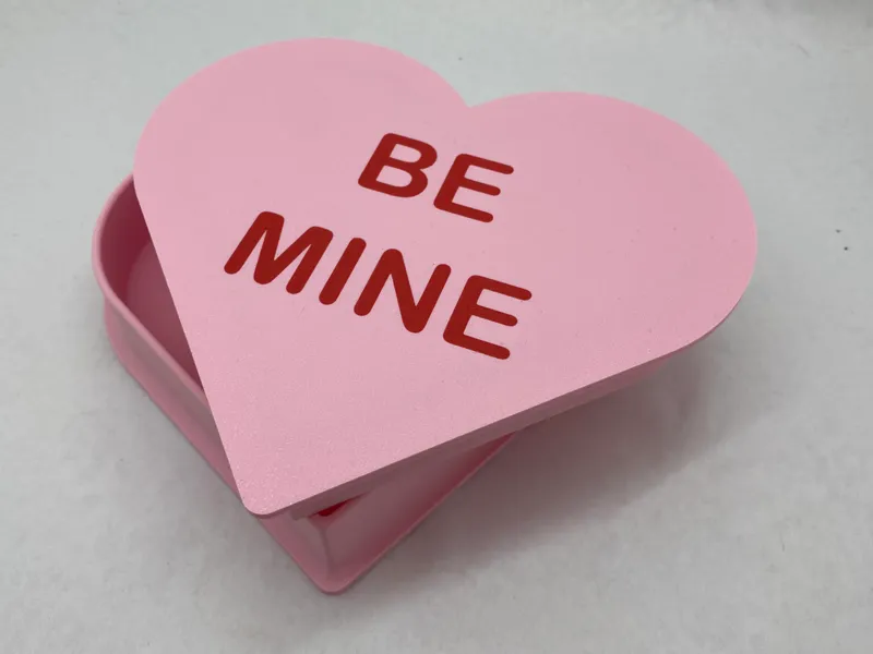 Valentines day heart candy Trinket box-custom text
