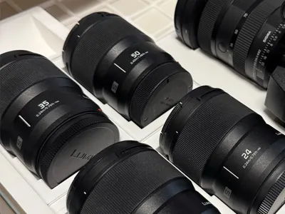 Gridfinity for Panasonic Lumix S prime lenses