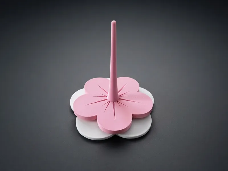 Sakura Yarn Spool Holder (Snap-Fit Glue-Free)