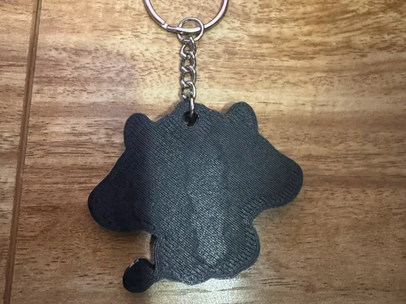 cow keychain for uv print eufymake