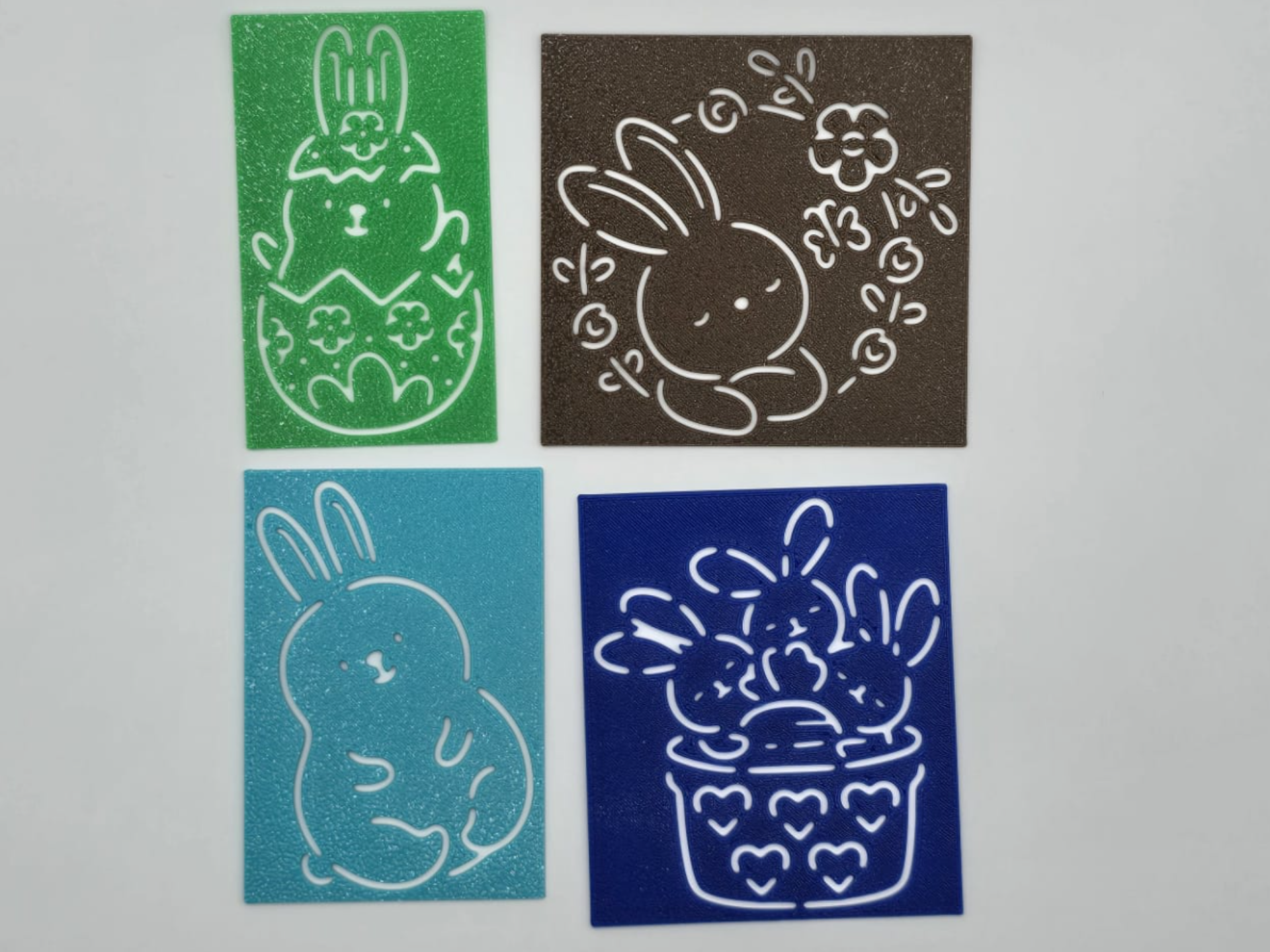 Easter Bunny Spring Stencil Collection