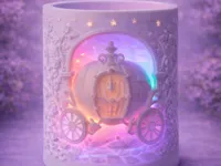 Lanterne carrosse enchanté – veilleuse LED conte de fées — photo 1