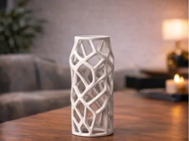 Vase ajouré design contemporain