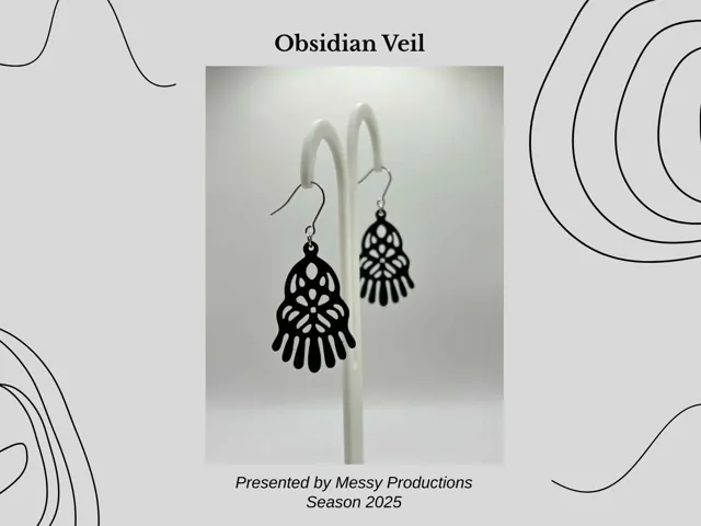 Obsidian Earrings - No AMS