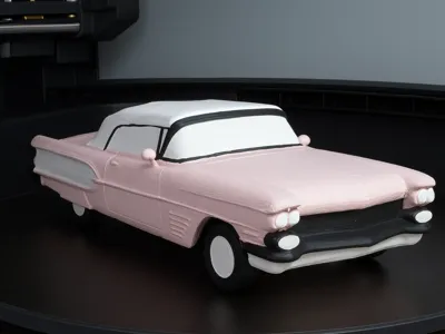 1958 Pontiac Chieftain Bonneville convertible.