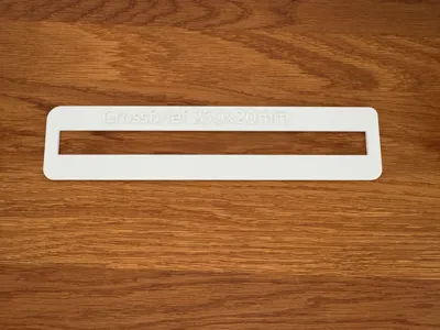 German Post (DPAG) Large Envelope Tester 250x20mm