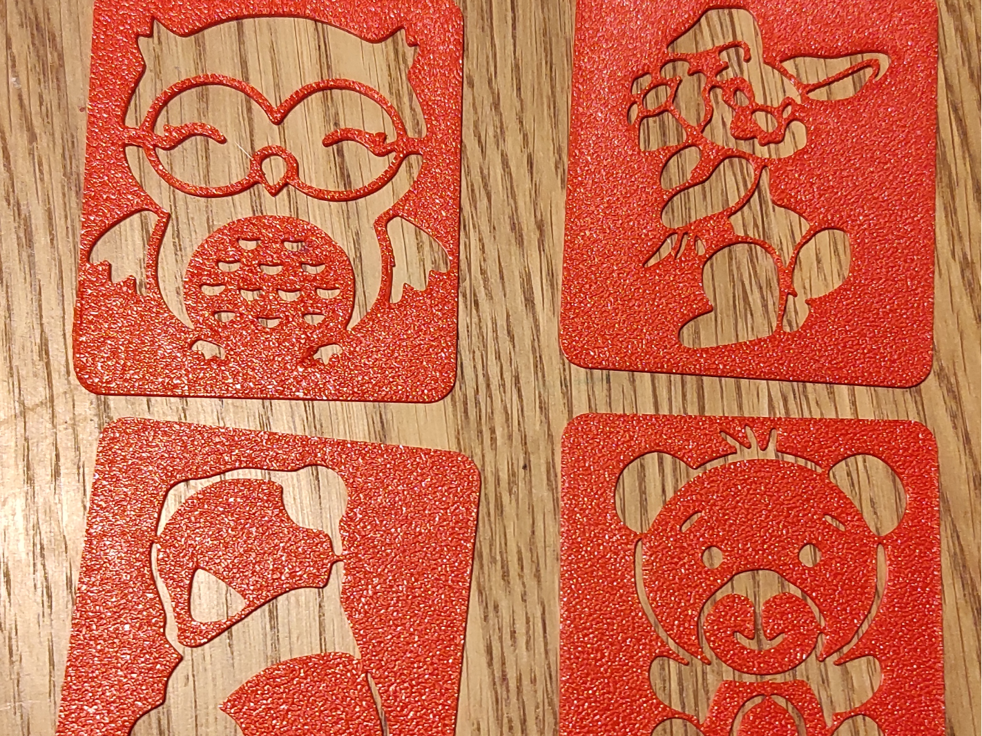 Montessori Template for Kids Stencils animal 2
