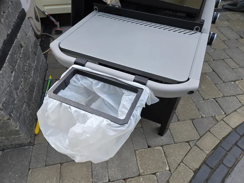 Weber Slate Griddle Trash Bag Holder