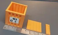 40mm h1_L1_W1 container with lid