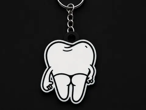 Llavero: A fun little keychain for dental lovers — referencia de MakerWorld