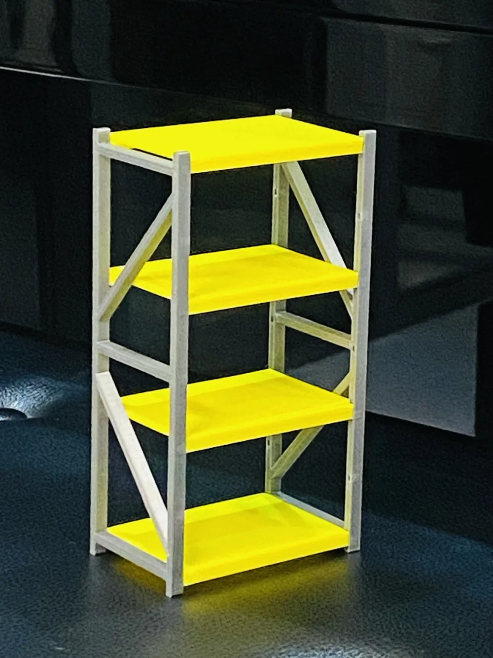 Detachable storage rack 1:10 miniature model - Free 3D Print Model ...