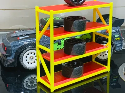 Detachable storage rack 1:10 miniature model