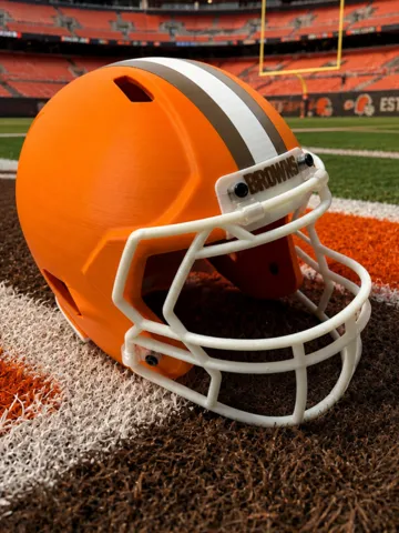Accesorio de iluminación decorativa: Cleveland Browns Mini Football Helmet — vista de referencia 2